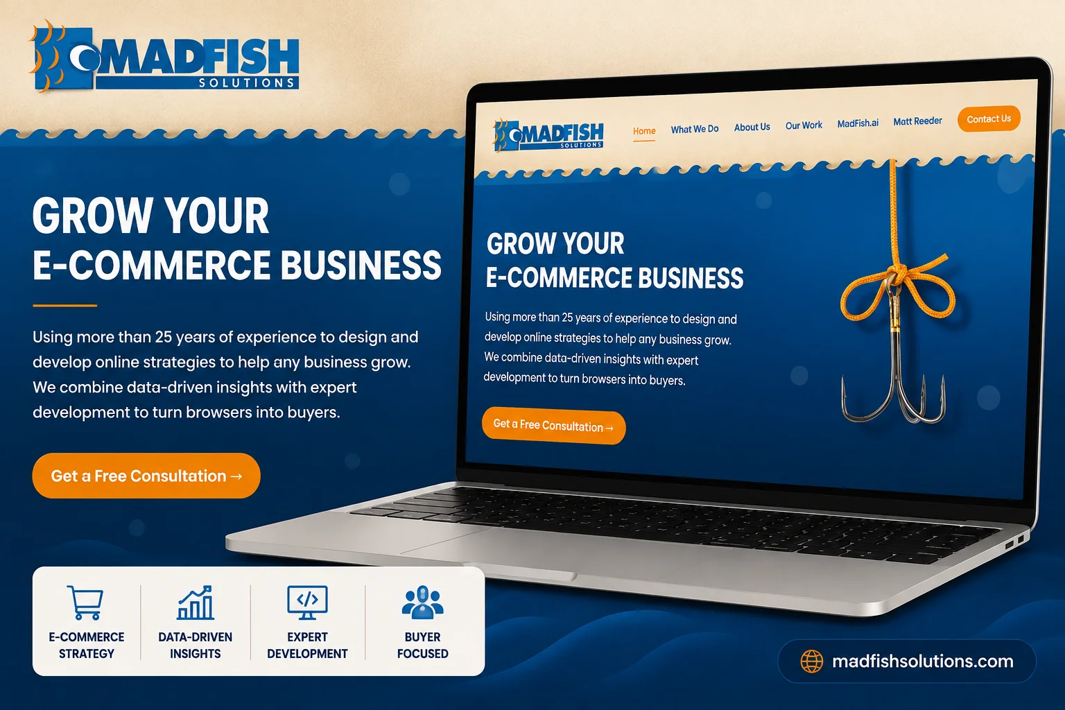 MadFish Solutions website